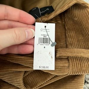BANANA REPUBLIC Wide Leg Corduroy Pant, Burnt Tan , Size 8